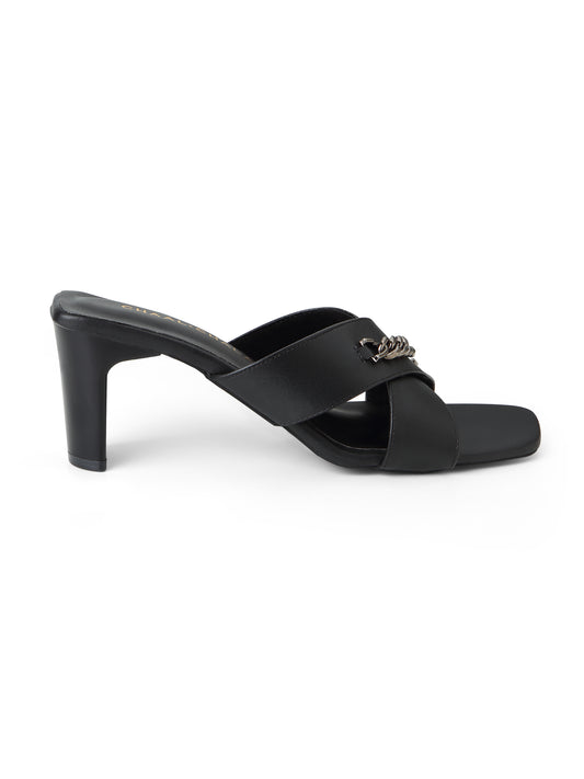 Willow (Black Chain Luxe Heels)