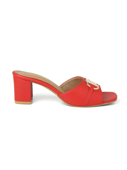 Raya (Red Block Heels)