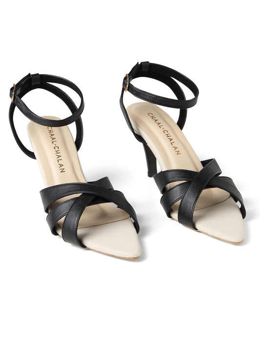 Lettie (Multi Strap Pencil Heels)