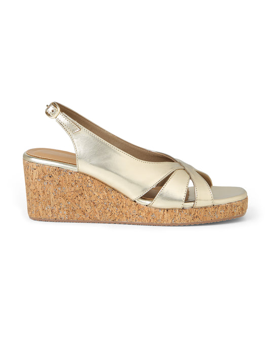 Ayla (Golden Glow Laser-Cut Wedges)